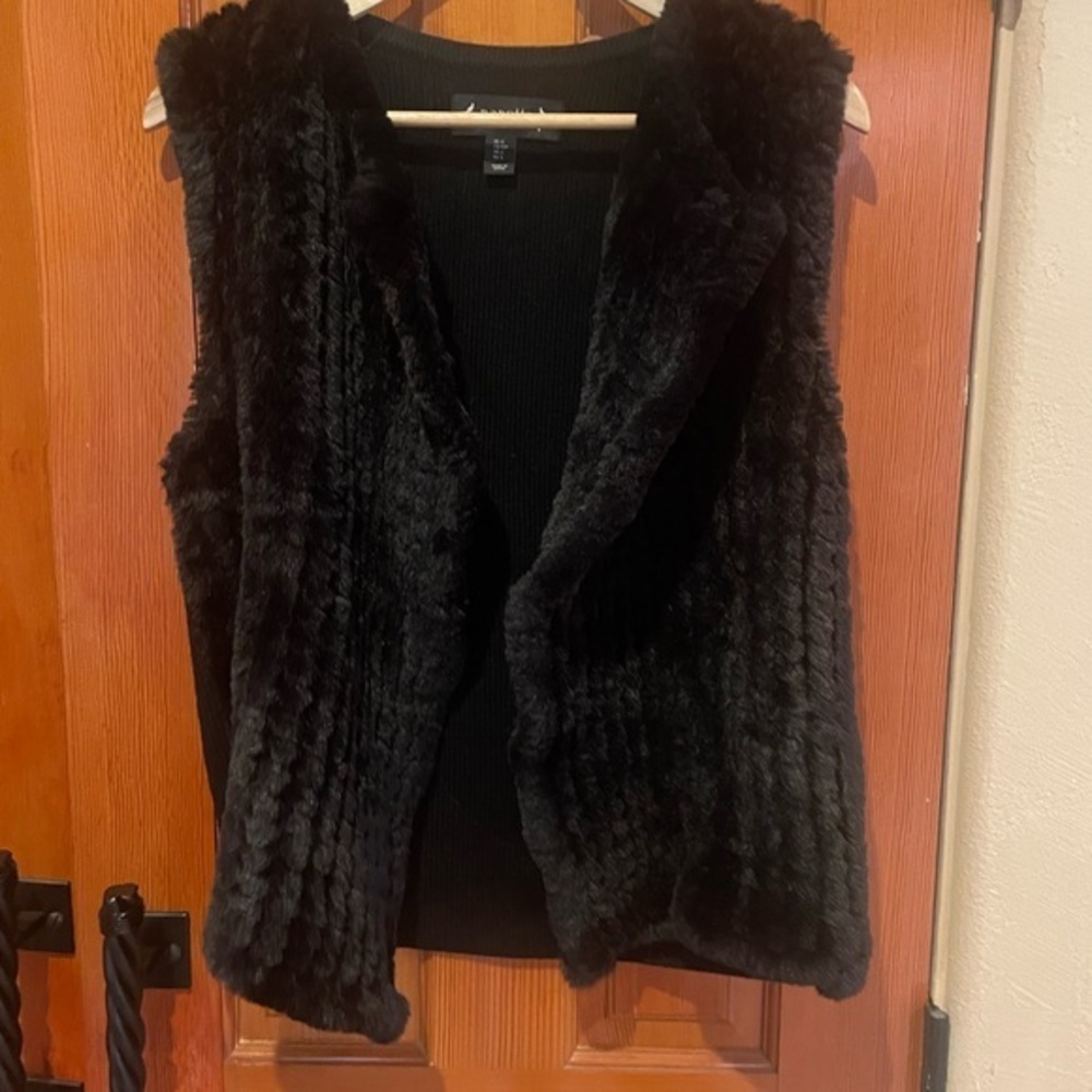 Nanette Lepore faux fur sweater vest